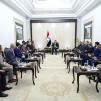 رئيس مجلس الوزراء السيد محمد شياع السوداني يستقبل وزير الخارجية النمساوي