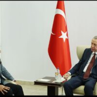 الحلبوسي يلتقي اوردغان في تركيا