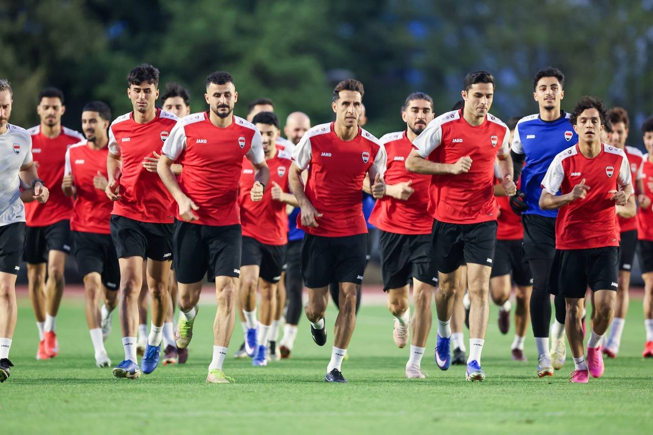 العراق يختتم تدريباته قبل مواجهة بوليفيا فجر الأربعاء